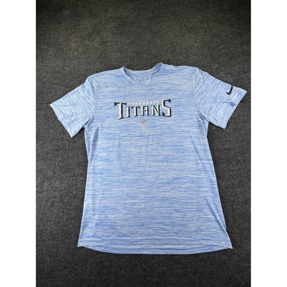 Nike Tennessee Titans Dri-FIT Blue Space Dye NFL T-Shirt Mens XL Short Sleeve